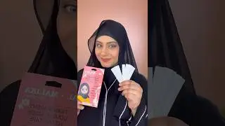Trying Viral Hijab Tapes for hijab styling | How to wear hijab without hijab pins #hijabtapes