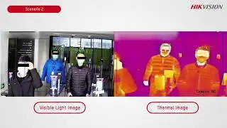 Kamera Hikvision do pomiaru temperatury ludzkiego ciała