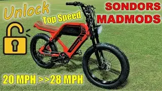 Unlock Top Speed - Sondors Madmods from 20 MPH to 28 MPH
