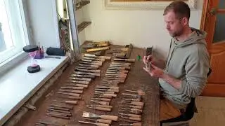 Обзор резцов по дереву.  Инструмент мастерской Дубовик. Wood cutters, tools.