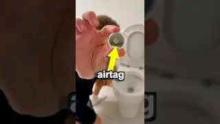 AirTag vs Toliet
