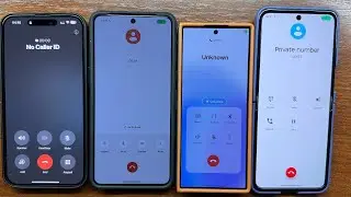 iPhone 15 PM vs Pixel 8 Pro vs Samsung Z Fold 6 vs Motorola Razr 50 Ultra No Caller ID Incoming Call