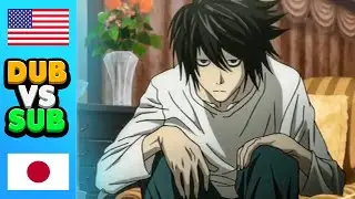 Anime Death Note (Anime DUB vs SUB Comparison)