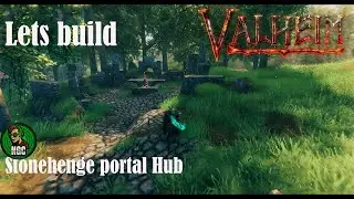 Valheim | How to build a Stonehenge portal hub Building ep #1