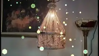 DIY Hanging lamp from newspaper, NEWSPAPER CRAFT, Country lamp from newspapers, newspaper craft idea