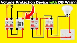 Voltage Protection Device for Home Single Phase Distribution Board Connection