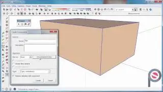 SketchUp - How to use the Make Component Tool