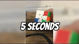 RUBIKS CUBE CROSS TIMES!!!
