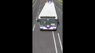 Bus crashes into a huge bulge BeamNG Game