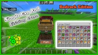 Simple Exp And Fishing Farm | Bedrock Edition |