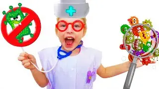 Радена и мама учат соблюдать правила и мыть руки  Wash hands story