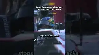 Bruno Senna reminds Brundle of Aryton Senna 🏎