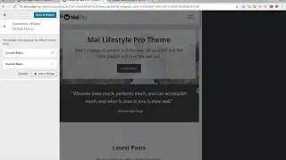 Add Text And Content To The Mobile Menu With Customizations In Genesis Mai Pro Child Theme