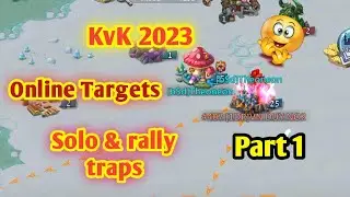 KvK 2023 | b$d killing online traps | Part 1 | Lords Mobile