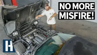 Abandoned Corvette C4 Runs Again! Making a Scrapyard Corvette Daily Drive-able