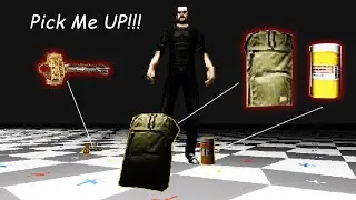 UE4 PS1 Style Game - Item Pickup Test ( Old School Horror Game )