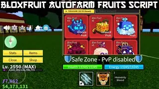 BloxFruit Auto Fruit Finder Script and Server Hop | AFK AutoFarm Fruits | Roblox Executor Mobile