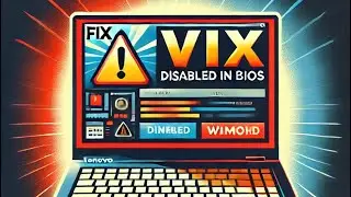 Vi-X disabled error resolved | Virtual Box | Virtualization error | Lenovo Laptop | VMware