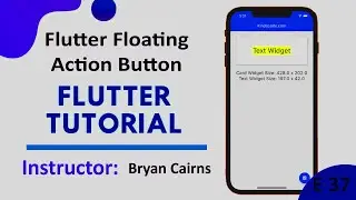Flutter - 37 Floating Action Button | Introduction to Flutter Development Using Dart