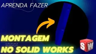 Como fazer desenho quadrado com furos e chanfro no Solidworks