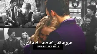 Josh and Maya [AU] | hurts like hell.