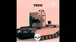 Tank now vs then || countryball Animation  || #countryballs #tank #history