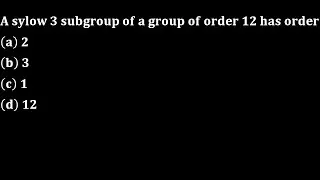 mcq 19 order of p sylow subgroup p ssg group theory Kerala PSC 2016 HSST