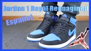 Detalles y en pie del retro jordan 1 royal reimagined y comparación con el original OG