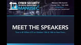 ManuSec USA Summit 2020: Speaker Spotlight