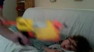 Sleeping Sister Gets a Wake Up Call 2!