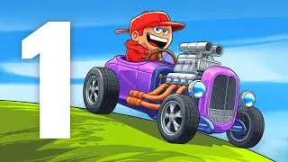 Hill Climb Racing - Gameplay Walkthrough ( Part 2) Countryside Road (iOS, Android)
