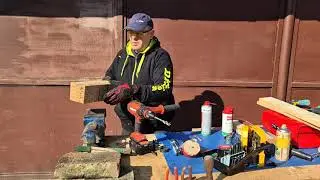 TEST HILTI SF 8M-22 METAL WOOD BRICKS VIDEO 2/2