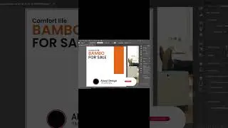 Social Media Post for sofa and Furniture in illustrator