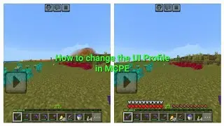 How to change the UI Profile in MCPE