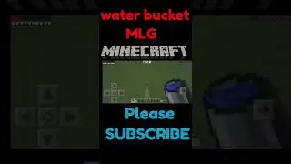 OP water bucket mlg in minecraft