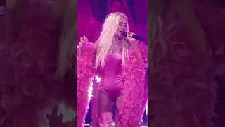 @xtina lit up the stage at the Dolce & Gabbana #AltaModa show, dazzling in a Barbie pink outfit.