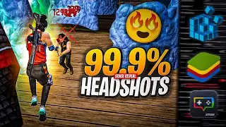 SECRET SETTINGS : To Get 99% Headshots I Bluestacks 5 I Msi 5 (4K)