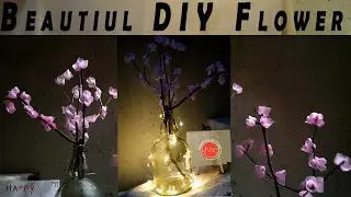 BEAUTIFUL WAX FLOWER | CANDLE FLOWER MAKING | DRY TREE STEM DECORATION | HAC