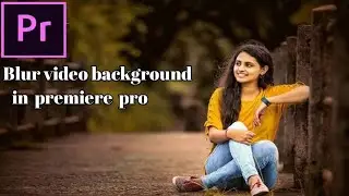 How to blur video background in adobe premiere pro