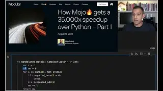 Speeding up Python code with Mojo🔥: Mandelbrot example