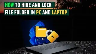 How to hide files in laptop | hide folders in laptop | lock file in windows| file folder lock for pc