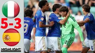 4.06.2026 Italy U17 vs Spain U17 Highlight  !  Euro U17 Championship 2026 Semi-final