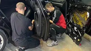 Автозвук | виброизоляция | протяжка проводов | wolcvagen Passat b6 🚙 #рекомендации #музыка #басс