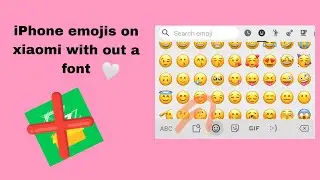 how to have iso emojis on xiaomi #fypシ #iphoneemoji #iphone