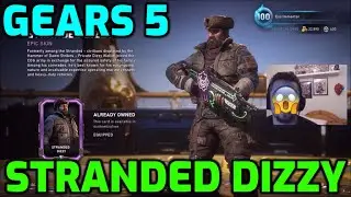 GEARS 5 - "STRANDED DIZZY" FFA Gnashers Only INSANE WIN 1st Game! (Multiplayer Character Gameplay)
