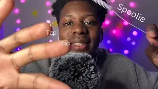 ASMR Camera Tapping + Spoolie Mouth Sounds