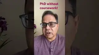 PhD programs with no coursework! #gradschool #phdstudent #phdadmissions