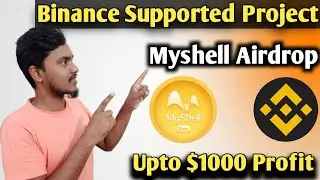 Binance Labs ফান্ডেট Myshell ফ্রী airdrop | Myshell airdrop guide | Binance labs supported project |