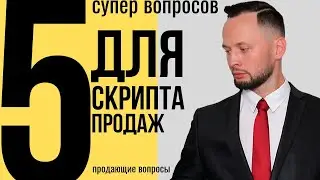 Скрипты продаж - 5 cупер вопросов и 3 секретные техники. 18 +