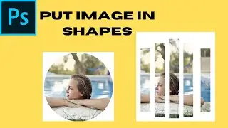 How To Put An IMAGE Inside of A SHAPE in Photoshop in 2023